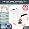 BOXXivo Aufbewahrungsbox 19L mit Deckel  im 2er Set – Produktbild-Vorschau 2