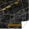 MuchoWow® Poster Deutschland - Schwarz und Gold - Bergkamen Produktbild-Vorschau 1