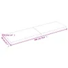 vidaXL Piano tavolo marrone chiaro 180x50x(2-4)cm Legno Anteprima dell’immagine prodotto 7