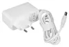 A white power adapter with a European plug and a coiled white cable with a connector. Podgląd zdjęcia produktu