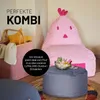 Pouf per bambini LUMALAND Animal Line Chick - Grigio Anteprima dell’immagine prodotto 7