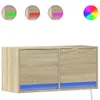 vidaXL TV-Wandschrank mit LED-Beleuchtung Sonoma-Eiche Produktbild-Vorschau 1