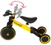 Trike Fix Mini Triciclo da fondo 3 in 1 con pedali Giallo Anteprima dell’immagine prodotto 4