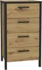 Furniture24 Kommode KIRIKUS KUSK214 met 4 lades, Productafbeelding-voorbeeld 1