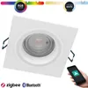 Zigbee inbouwspot Carosso-Z wit - vierkant Productafbeelding-voorbeeld 7