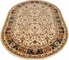Tappeto a motivi 70x140 cm LUCHO ovale - crema Anteprima dell’immagine prodotto 1