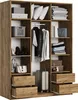 Masseno Schiebetürenschrank VONTE 150/205/60 cm Produktbild-Vorschau 3