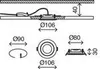 3er Set LED Einbauleuchte, Ø 10,6 cm, 4,8 W, Matt-Nickel, Produktbild-Vorschau 2