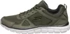 Side view of a single olive green athletic shoe. Produktbild-Vorschau