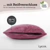Samt Kissenbezug Kissenhülle berry Produktbild-Vorschau