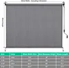 Außen-Sonnenschutz - Rollo - HDPE - 240 x 180 cm - Produktbild-Vorschau 2