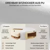 Duhome sgabello girevole sgabello make-up sgabello con Anteprima dell’immagine prodotto 3