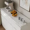 Hochglanz Sideboard Weiß 120x40x83cm, 2 Schubladen & 3 Produktbild-Vorschau 8