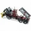 A Lego Technic toy truck with a trailer. Produktbild-Vorschau