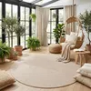 In & Outdoor Teppich Flachgewebe Oslo Beige Creme Karo Produktbild-Vorschau 1