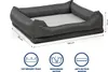 orthopädisches Hundebett mit kuschelig weichem Kaninchen Produktbild-Vorschau 2