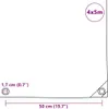 plachta vidaXL 650 g/m² 4x5 m šedá Náhľad obrázku produktu 5