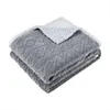 Flauschige Kuscheldecke Sherpa Sofaüberwurf Kuschelig Produktbild-Vorschau 1