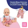 BABY born Dschungel Strampler mit Tiermotiven und Detail an Produktbild-Vorschau 4