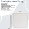 ZMH LED stropné svetlo biele kúpeľňa byt 23W teplá biela Náhľad obrázku produktu 5