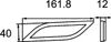 HELLA Rückstrahler 8RA 013 347-051 Hinten Links 14mm 164mm Produktbild-Vorschau 2