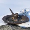 Bain d'oiseaux en fonte Cadran solaire Voir les images du produit 3