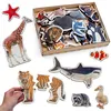 Puzzle in legno con animali per bambini Ulanik Anteprima dell’immagine prodotto 1