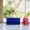sweeek - Design Bank mit Bouclé-Bezug 1-2 Plätze - Blau Produktbild-Vorschau 3