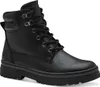 A studio shot of a black lace-up boot. Produktbild-Vorschau