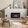 Elektrický krb HOMCOM s efektom plameňa LED, nástenný krb Náhľad obrázku produktu 2