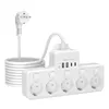 Steckdosenleiste 5 Fach Mit USB Wandmontiert Produktbild-Vorschau 1