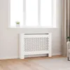 vidaXL Kryt radiátora biely 112 × 19 × 81,5 cm MDF Náhľad obrázku produktu 2