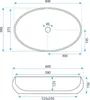 Lavabo da Appoggio in Vetroceramica Rea Maya Anteprima dell’immagine prodotto 7