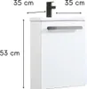 Set lavabo angolare SKINO + rubinetto Anteprima dell’immagine prodotto 3