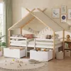 Hausbett 'Surnadal' 90 x 200 cm mit Rausfallschutz, Leiter Produktbild-Vorschau 4