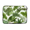 MuchoWow® Laptop Hülle 14 ZollBlätter - Weiß - Muster - Produktbild-Vorschau 1