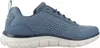 Side view of a blue sneaker. Voir les images du produit