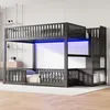 MODFU Manželská postel 140x200 Patrová postel s ochrannou Náhled obrázku produktu 4