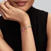 PANDORA MOMENTS Charm lumaca rosa 794553C01 Anteprima dell’immagine prodotto 2