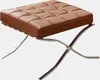 360Home Vintage Sessel aus echtleder Hocker Matt-braun Produktbild-Vorschau 3