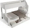 Letto a castello STILVORA 140×200 cm con armadio a scala, Anteprima dell’immagine prodotto 15