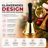 1x Weihnachtsglocke Nikolausglocke, Gold Glocke - Produktbild-Vorschau 6