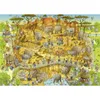 HEYE Puzzle Grü ner Zoo: Afrikanische Exposition 1000 Teile Produktbild-Vorschau 2