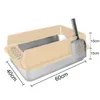 Katzenklo Edelstahl ,XL Offene Katzentoilette Edelstahl 28L Produktbild-Vorschau 7