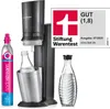A SodaStream Crystal 3.0 water carbonator with accessories and a test rating. Produktbild-Vorschau