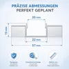 MasterLED profil pro sádrokarton, hliník, černý, 1 m – LED Náhled obrázku produktu 4