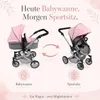 Bayer Chic 2000 Kombi-Puppenwagen Mika | 2in1 Buggy & Produktbild-Vorschau 10
