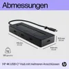 HP 4K USB-C Multiport Hub (P) (6G842AA#ABB) Produktbild-Vorschau 5