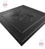A black 3D decorative wall panel with ornate detailing. Produktbild-Vorschau