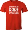 Herren T-Shirt Du bist nicht doof du hast nur Pech beim Produktbild-Vorschau 1